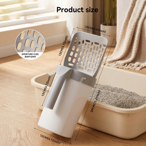 The Litova™ 2-in-1 No-Touch Cat Litter Scooper & Bag Bin